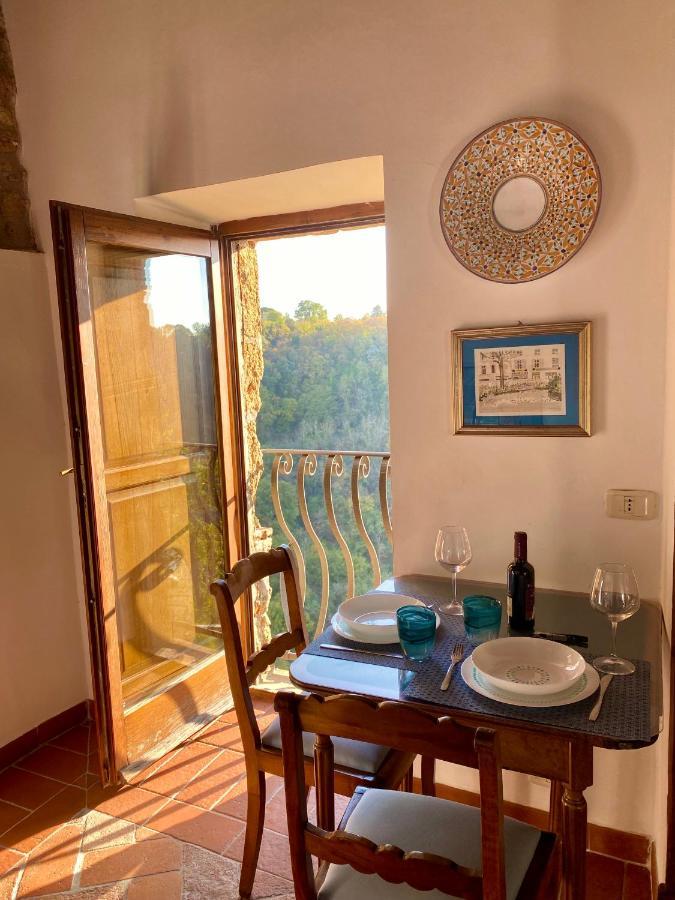 La Sorpresa Monolocale Con Vista Vallata Pitigliano Eksteriør bilde