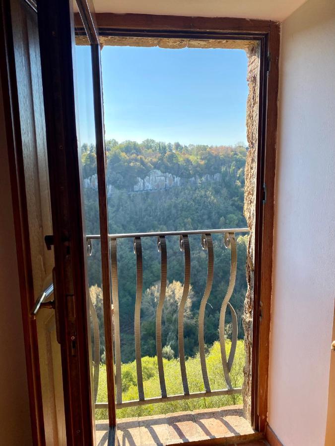 La Sorpresa Monolocale Con Vista Vallata Pitigliano Eksteriør bilde