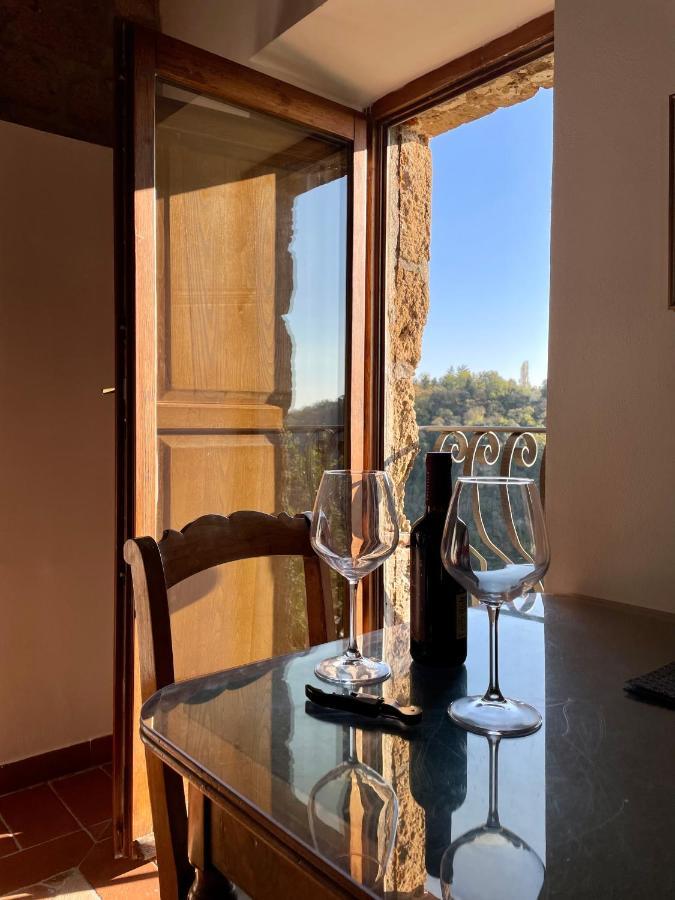 La Sorpresa Monolocale Con Vista Vallata Pitigliano Eksteriør bilde